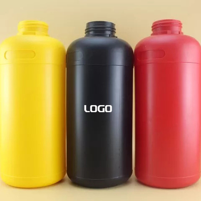 garrafas químicas plásticas da tinta do recipiente de plástico do HDPE 1000ml vazias com o tampão de parafuso plástico