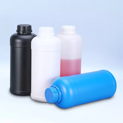 garrafa plástica de empacotamento líquida do HDPE químico do recipiente de plástico do HDPE da tinta do pigmento 1000ml