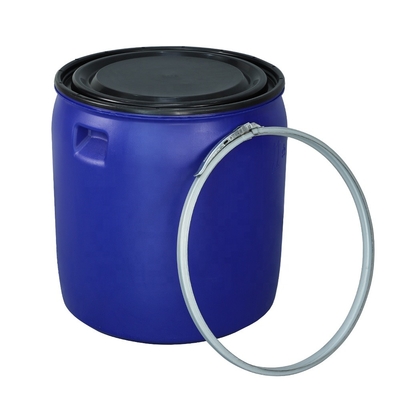 do HDPE químico plástico dos recipientes 150KG/L de 970mm tambores plásticos azuis