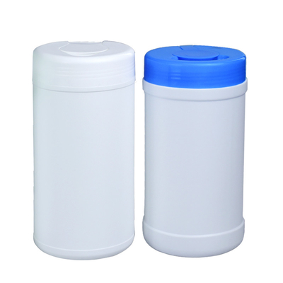 Cilindro superior aberto plástico do HDPE do recipiente 750ML do HDPE do resíduo metálico