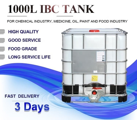 Tanques químicos de aço galvanizados do litro IBC de DC53D 1000 1200*1000*1150mm