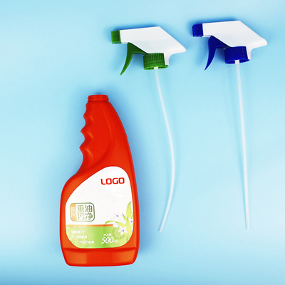 Frasco de spray de gatilho multifuncional de plástico vazio com bico para detergentes desinfetantes