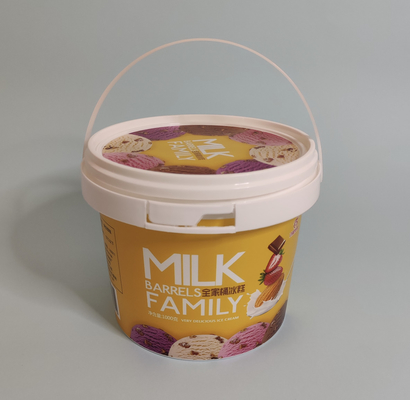 Balde de tinta de plástico HDPE 20 litros recipiente multiuso para alimentos