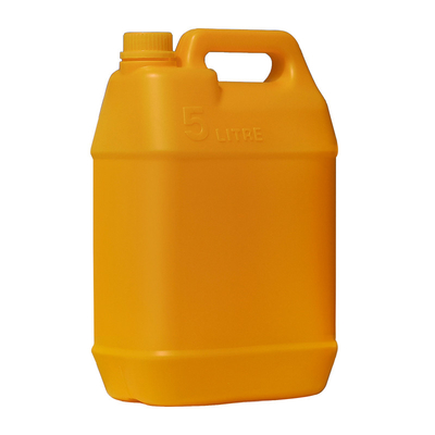 Recipiente de plástico líquido químico do HDPE 5l do calibre 35mm LeakProof