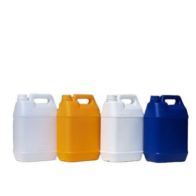 Recipiente de plástico líquido químico do HDPE 5l do calibre 35mm LeakProof
