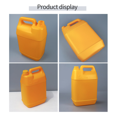 Recipiente de plástico líquido químico do HDPE 5l do calibre 35mm LeakProof
