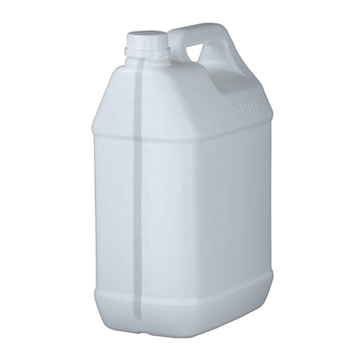 alcaloide ácido dos recipientes 5l vazios da garrafa do HDPE do quadrado 220G resistente