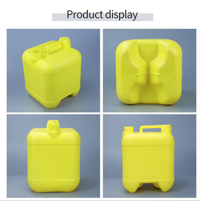 Recipiente de plástico 360*300*410mm do HDPE do amarelo do calibre 39mm