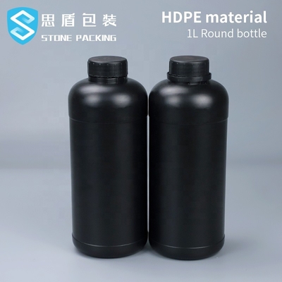 Gravura em àgua forte ácida LML Matte Black Plastic Bottles detergente 110*220*43mm