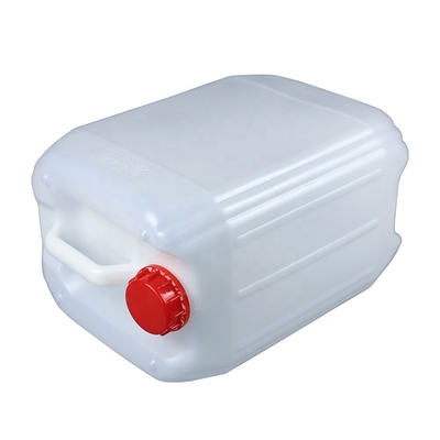 Hdpe translúcido branco Jerry Can do armazenamento químico 41mm 20 litros
