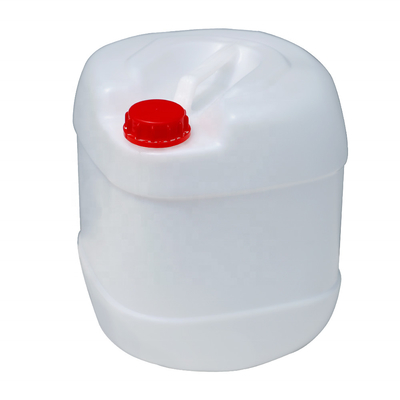UFU líquido químico do recipiente plástico do HDPE de 5 galões amarelo branco