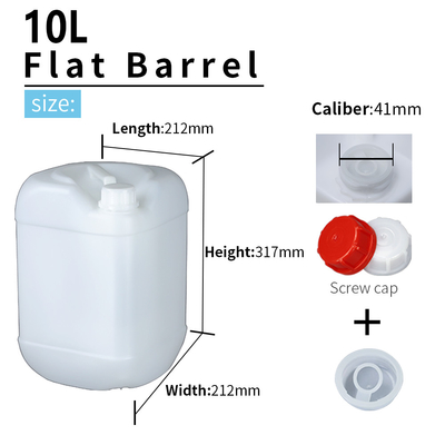 Pinte o plástico Jerry Can Containers With Handle 558g do HDPE 10L