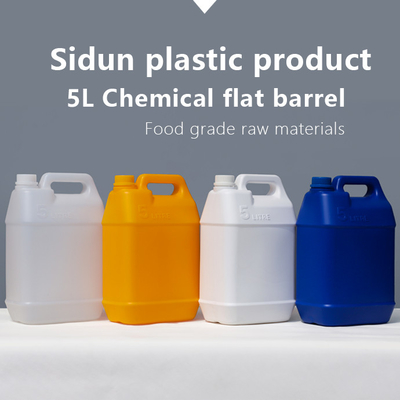 Garrafa plástica dos produtos químicos eletrônicos com punho 5L Jerry Can Leakproof plástico