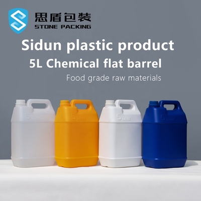Garrafa plástica dos produtos químicos eletrônicos com punho 5L Jerry Can Leakproof plástico