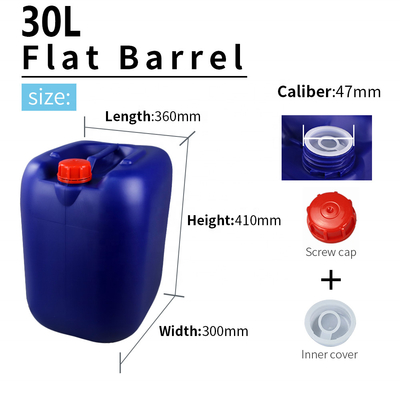 Cilindro 1.5KG 30l plástico azul químico com punho 360*300*410mm