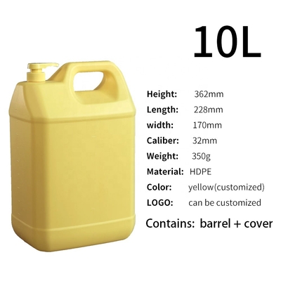 Garrafa plástica da bomba da largura 170mm do agregado familiar com punho 350g