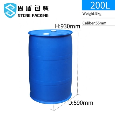 Cilindro plástico selado químico 590*590mm do HDPE 200L de SIDUN