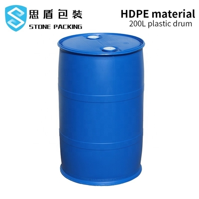HDPE azul do óleo selado tampa plástica do parafuso do cilindro de 55 galões