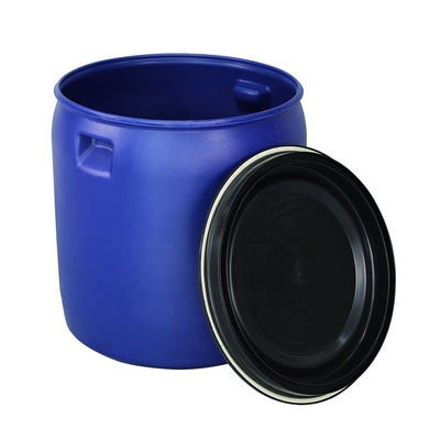 do HDPE químico plástico dos recipientes 150KG/L de 970mm tambores plásticos azuis