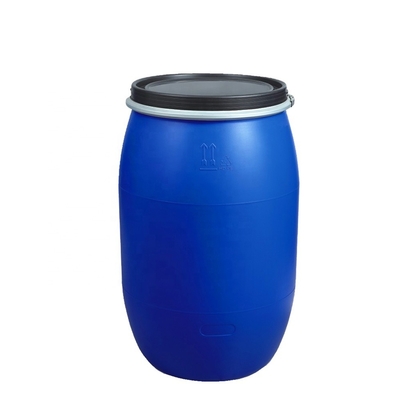 200l químico azul cilíndrico cilindro plástico 585*970mm 9kg de 55 galões