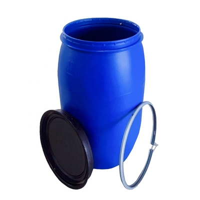 200l químico azul cilíndrico cilindro plástico 585*970mm 9kg de 55 galões