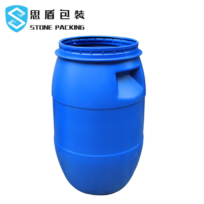 Recipiente de plástico 30l do HDPE do cilindro 160l com aro do ferro