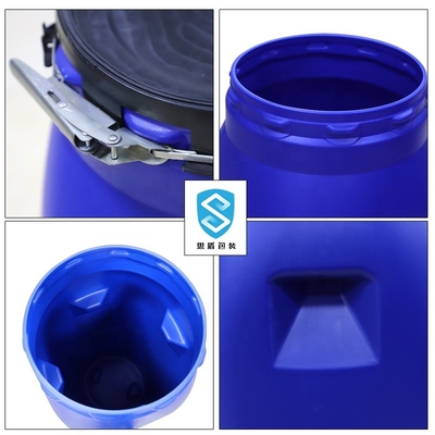 cubeta azul 4.5kg do HDPE do ODM do OEM do recipiente plástico do HDPE 110L