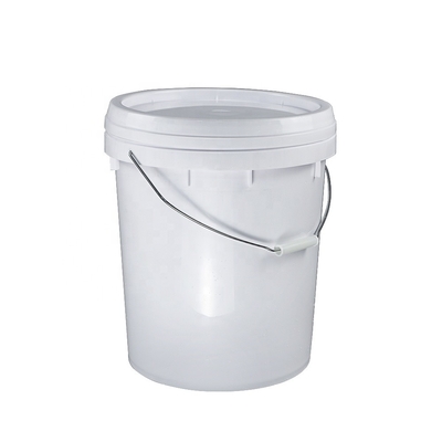 Cubeta plástica redonda da pintura de 20 litros do diâmetro 26.7cm com tampa 1000g