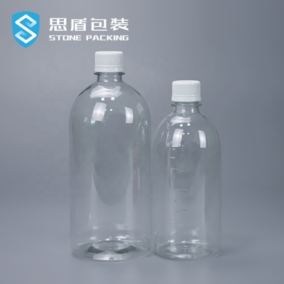 Garrafa plástica superior 38g 51g do parafuso do ANIMAL DE ESTIMAÇÃO da luva 1000ml 500ml do psiquiatra