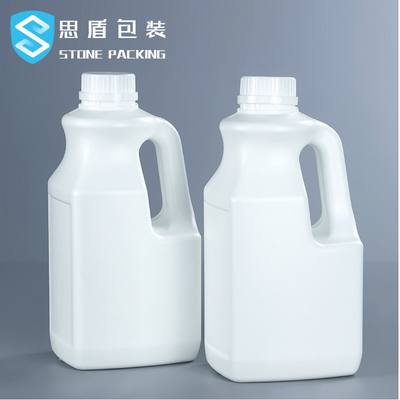 HDPE superior Jerry Can plástico 2L 5L dos cilindros do parafuso ácido gravura em àgua forte 36mm