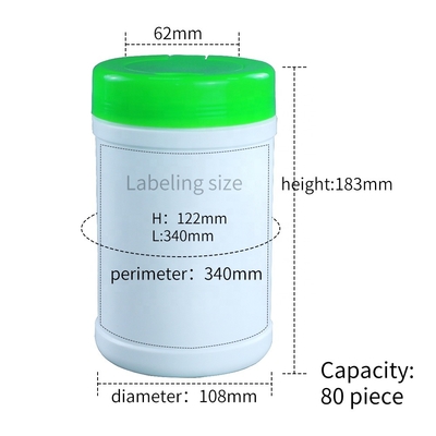 ODM plástico do OEM do tampão de Jerry Can Plastic Bucket With do HDPE do algodão do álcool das limpezas