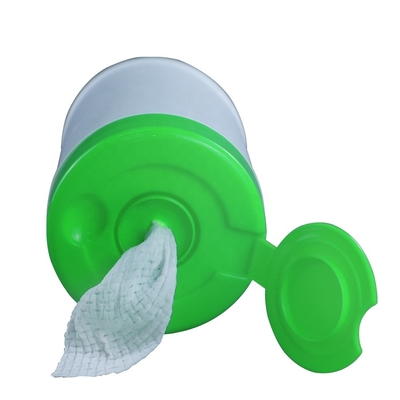 Cubeta 100% molhada plástica da limpeza do HDPE material do Virgin 80 partes