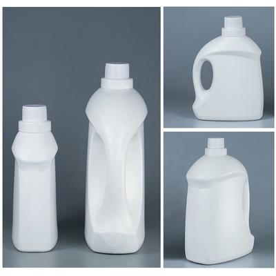 garrafas vazias 2kg 5kg do detergente para a roupa do HDPE do tampão de parafuso de 60mm